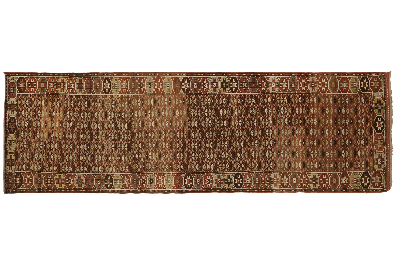Antique Persian Azarbaijan Transitional Rug 52068