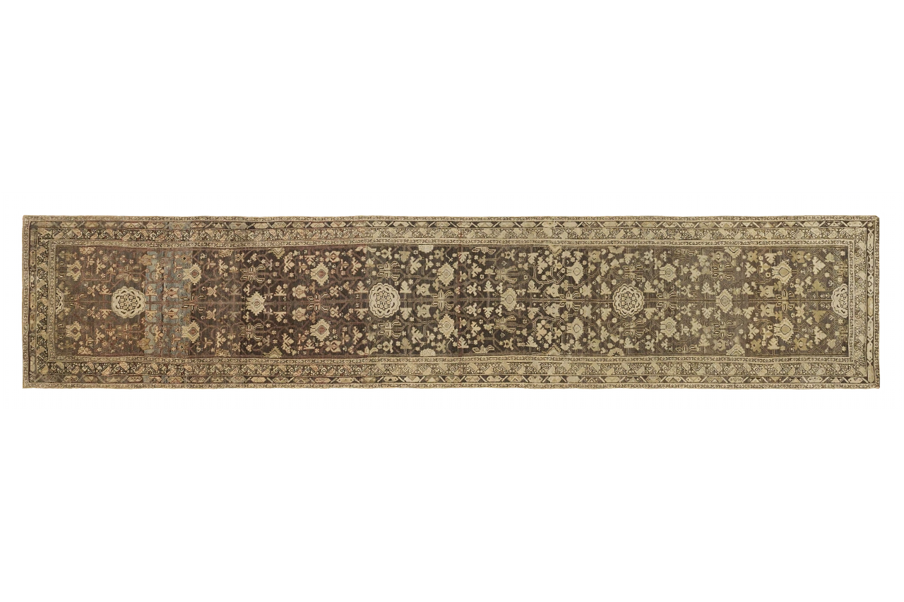 Antique Persian Heriz Transitional Rug 52069