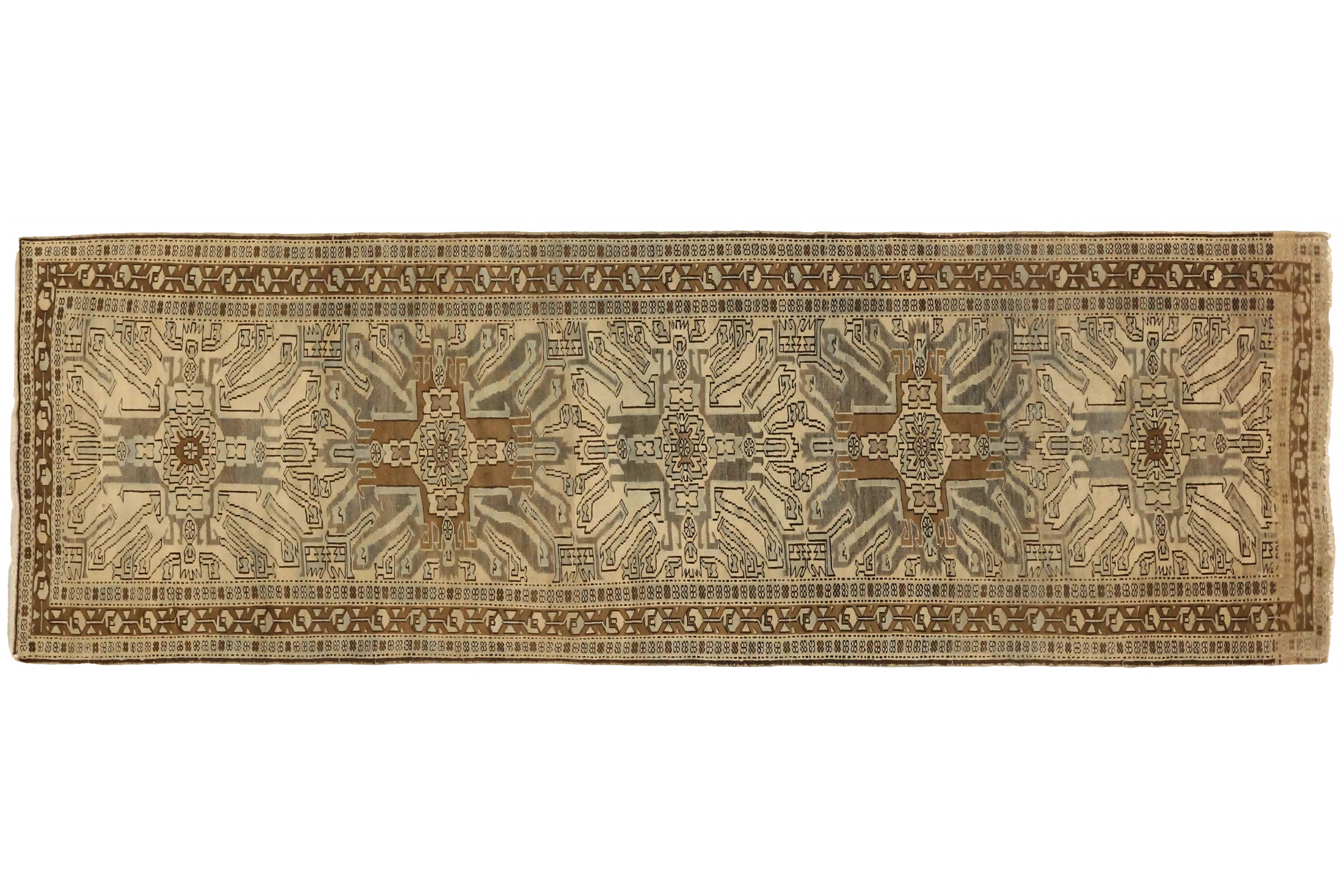 Antique Persian Heriz Transitional Rug 52071