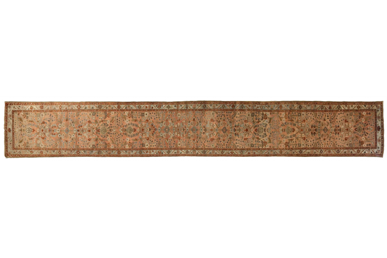 Antique Persian Sultanabad Transitional Rug 52080