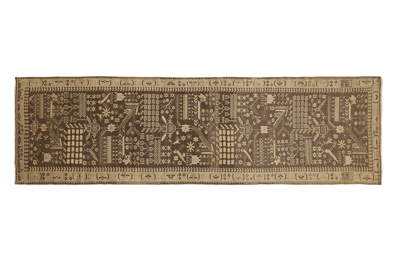 Antique Persian Heriz Transitional Rug 52082