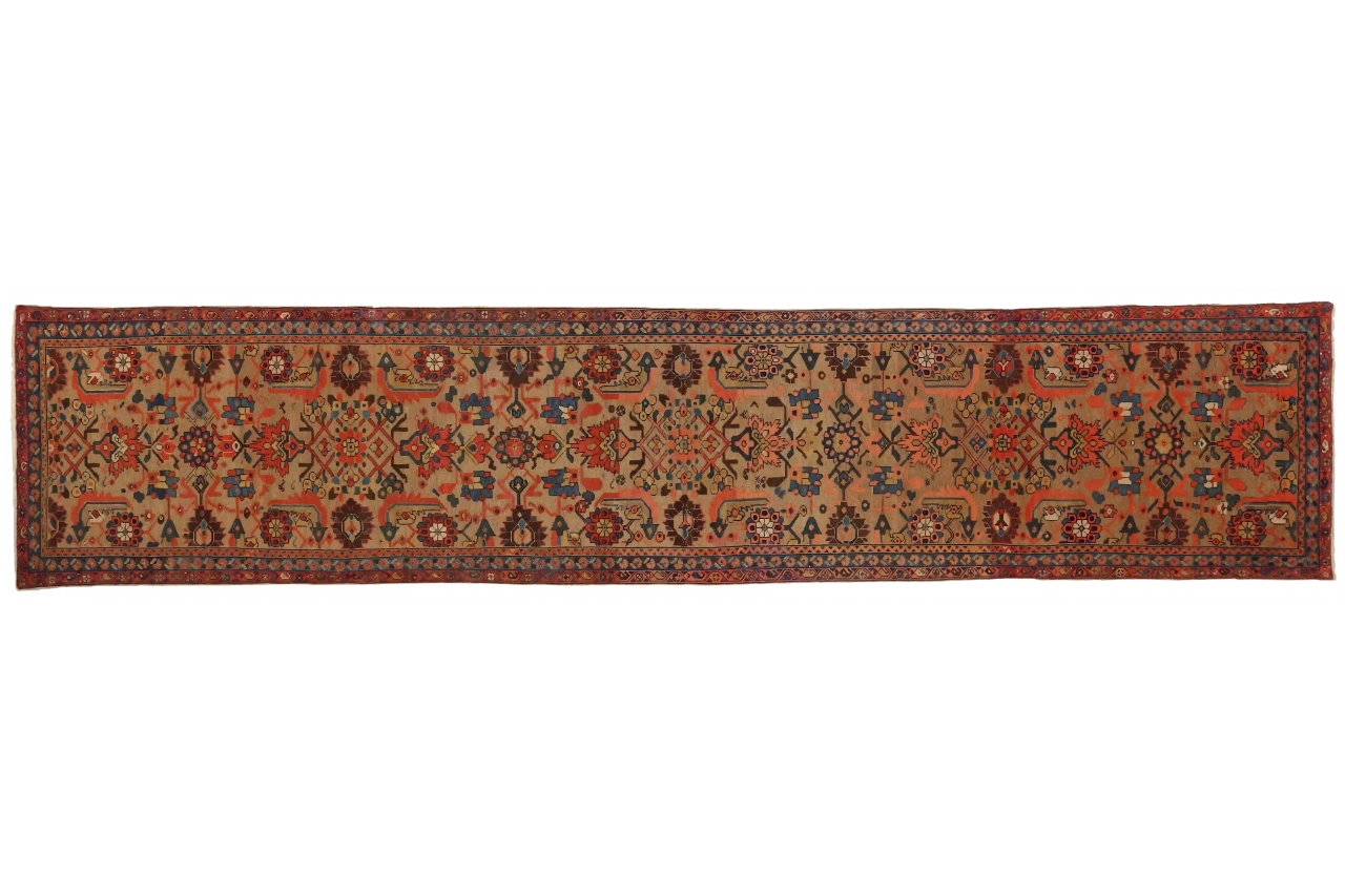 Antique Persian Malayer Transitional Rug 52083