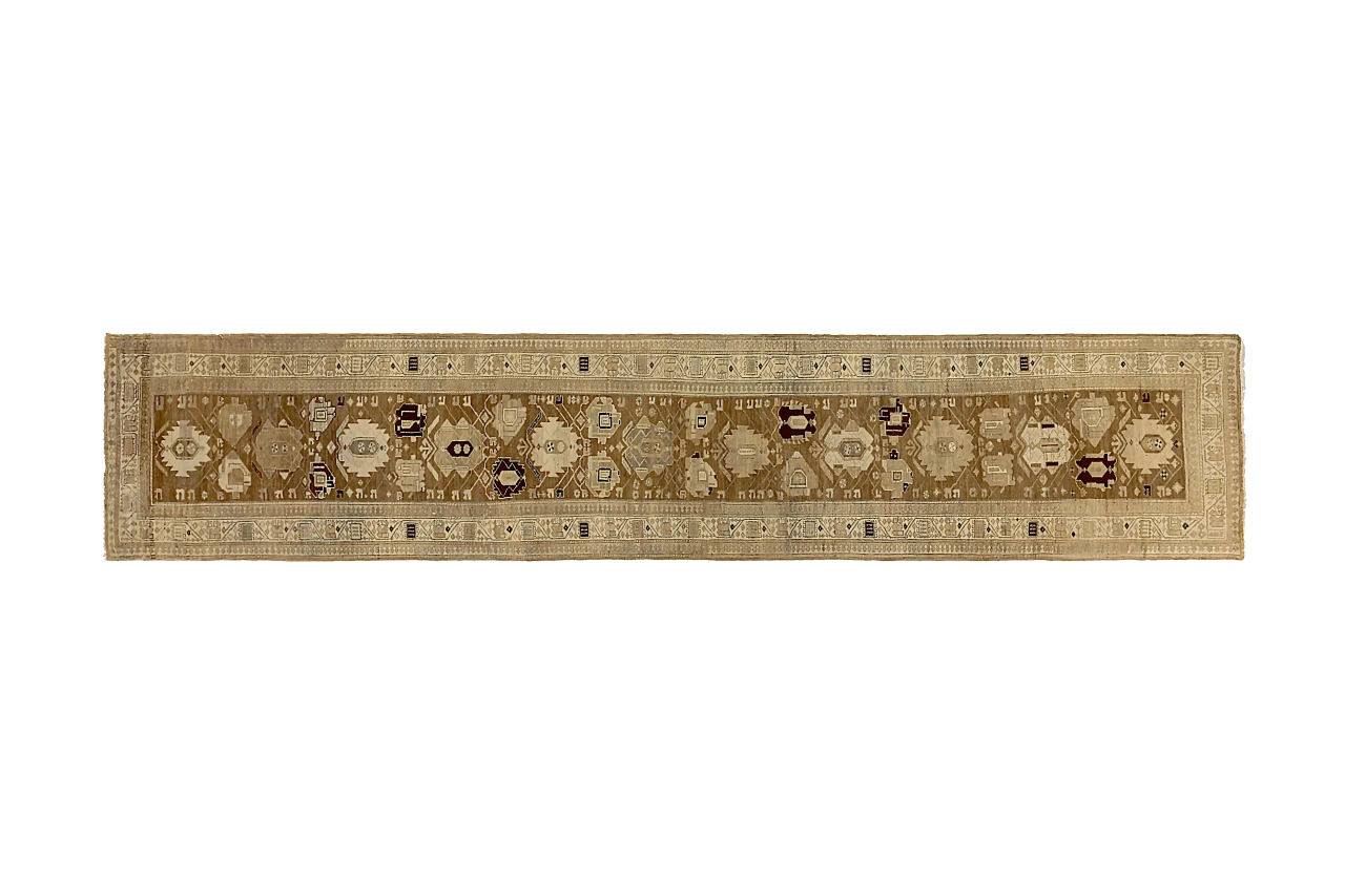 Antique Persian Heriz Transitional Rug 52084