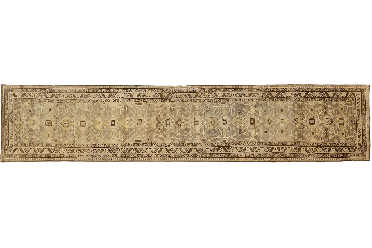 Antique Persian Malayer Transitional Rug 52092