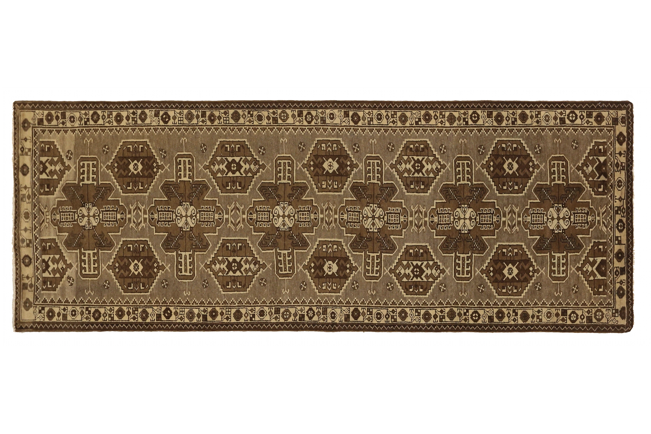 Antique Persian Saveh Transitional Rug 52099