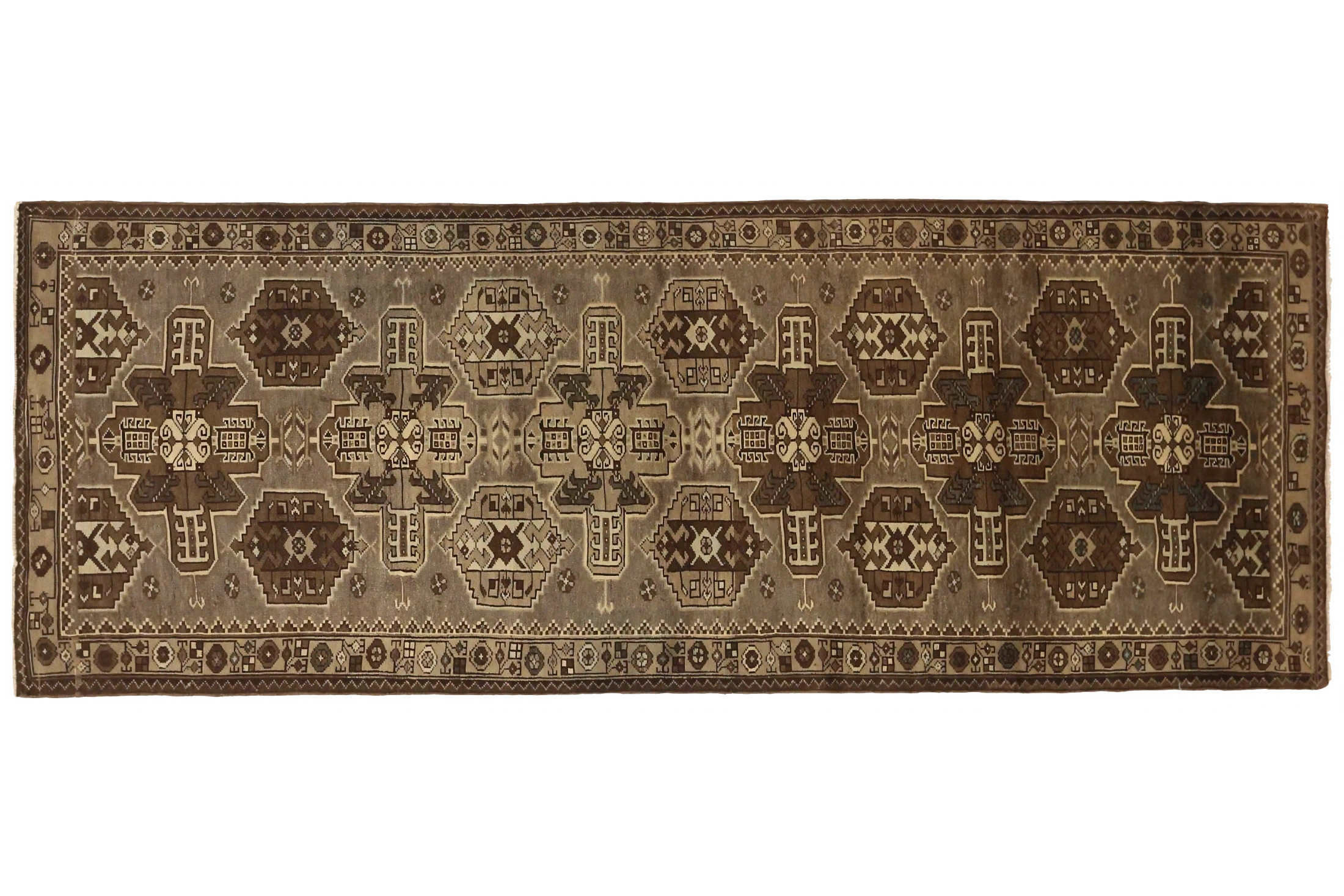 Antique Persian Malayer Transitional Rug 52101