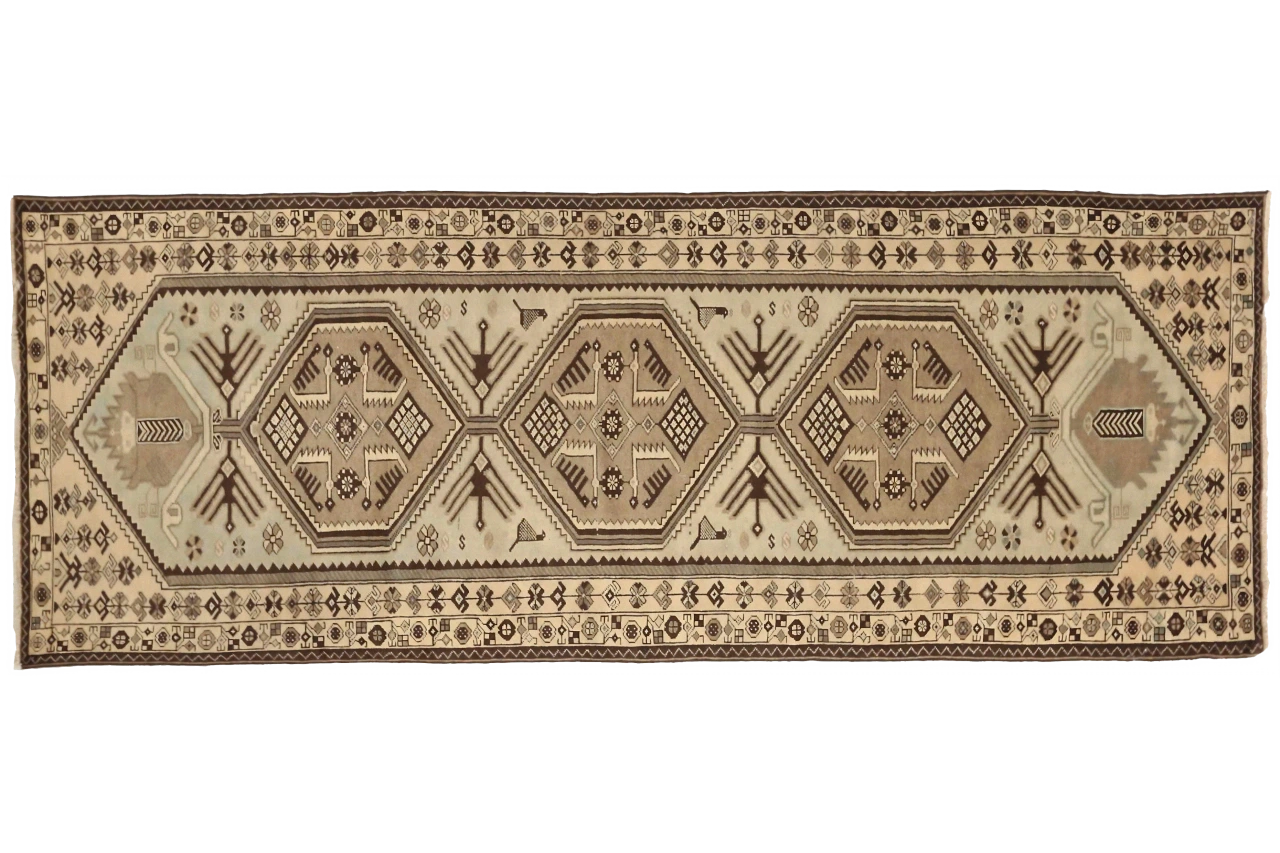 Antique Persian shahsavan Transitional Rug 52103