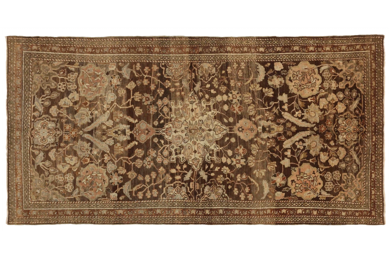 Antique Persian Mahal Transitional Rug 52107