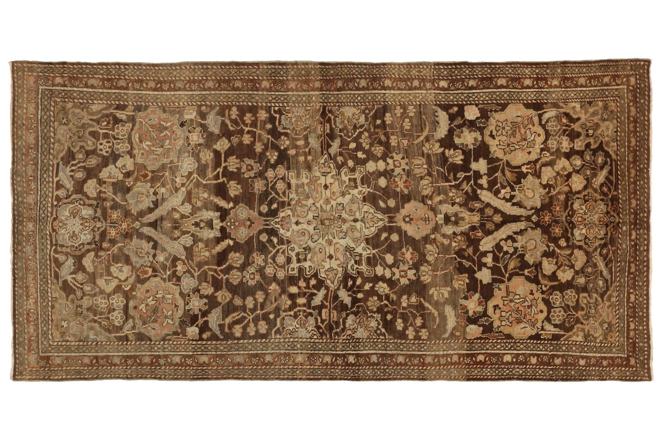 Antique Persian Mahal Transitional Rug 52107