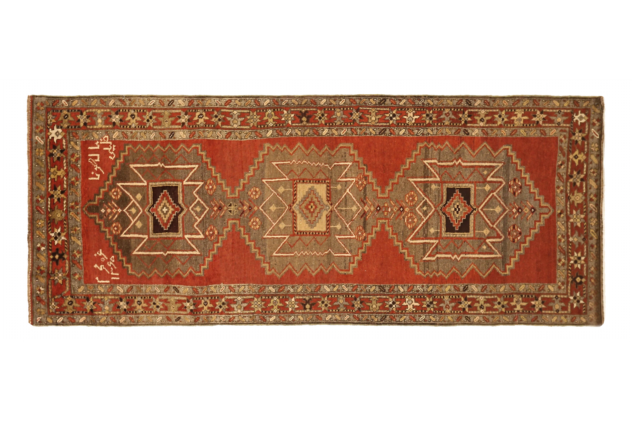 Antique Persian Azarbaijan Transitional Rug 52109
