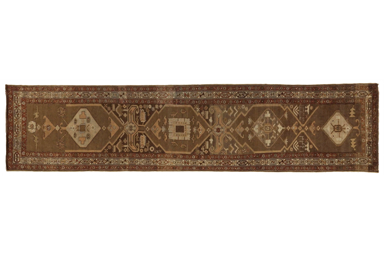 Antique Persian Azarbaijan Transitional Rug 52112