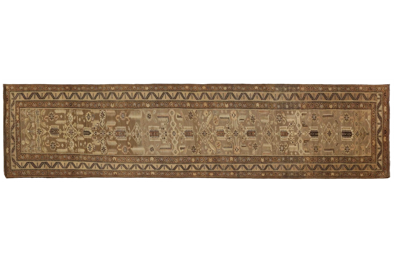 Antique Persian Azarbaijan Transitional Rug 52113