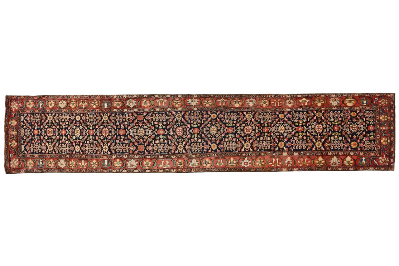 Antique Persian Farahan Traditional Rug 52115