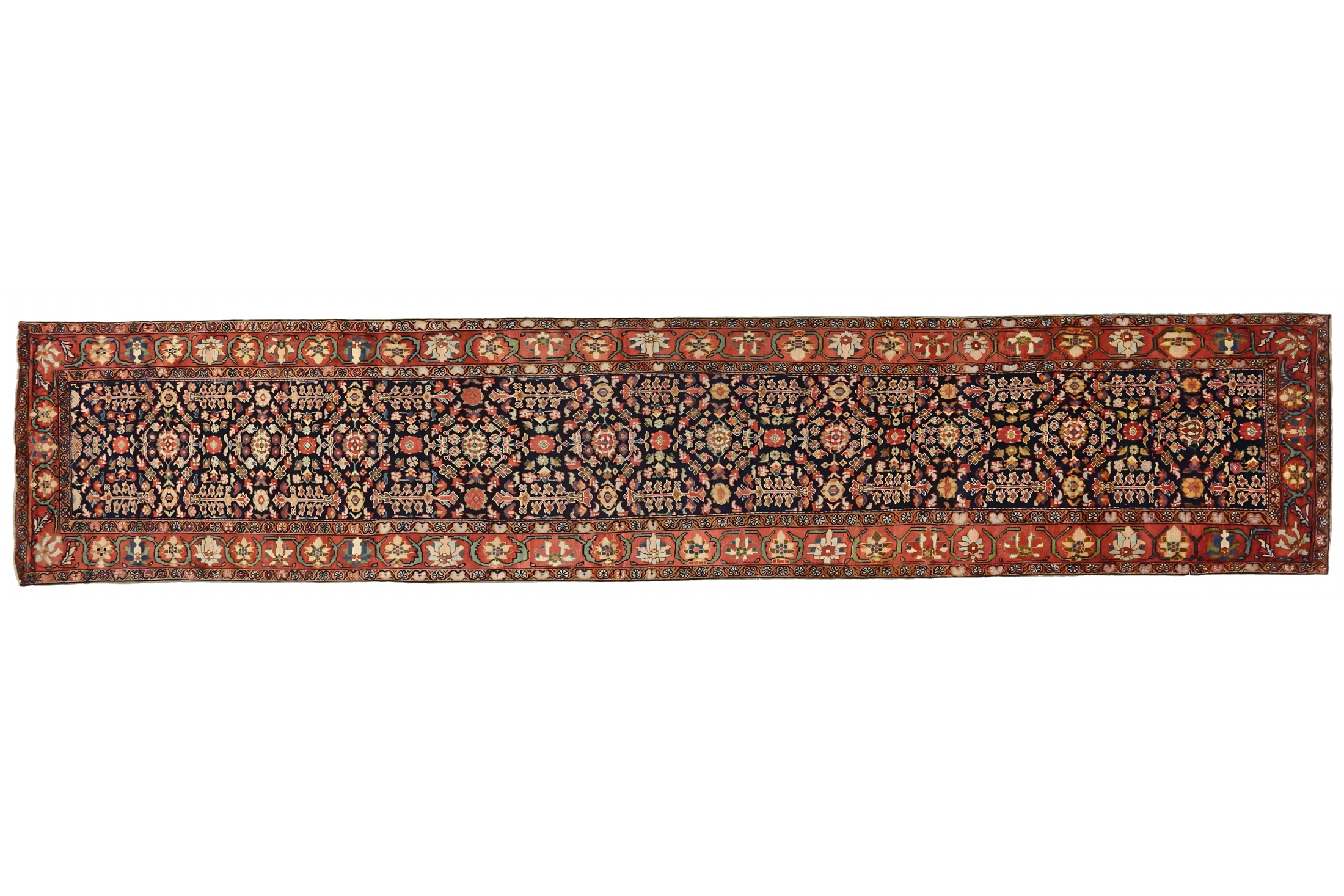 Antique Persian Farahan Traditional Rug 52115