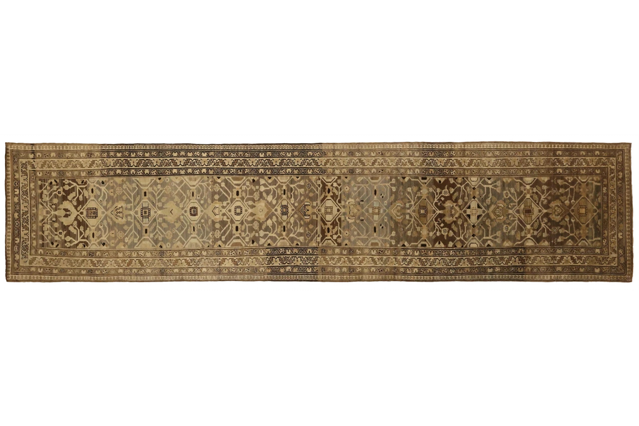 Antique Persian Malayer Transitional Rug 52117