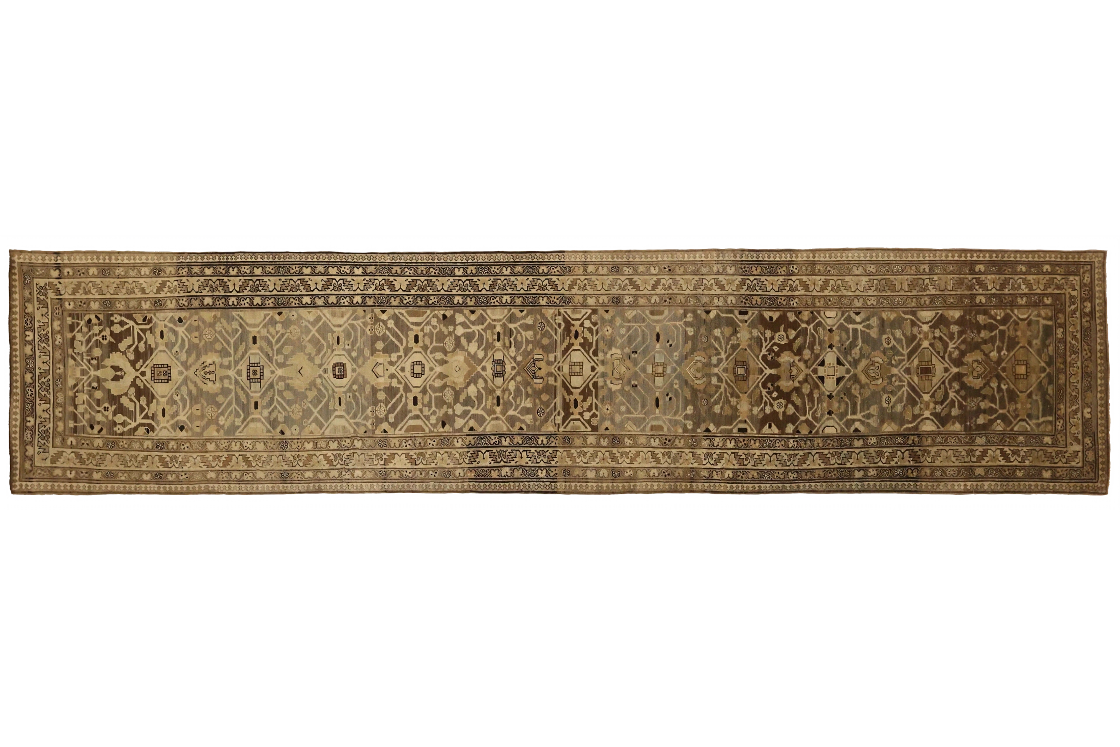Antique Persian Malayer Transitional Rug 52117