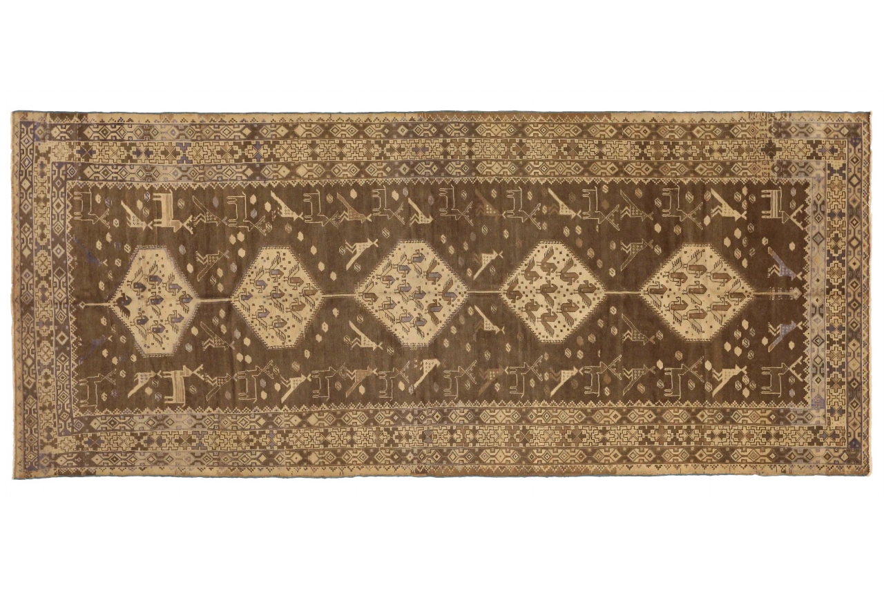 Antique Persian Malayer Transitional Rug 52121