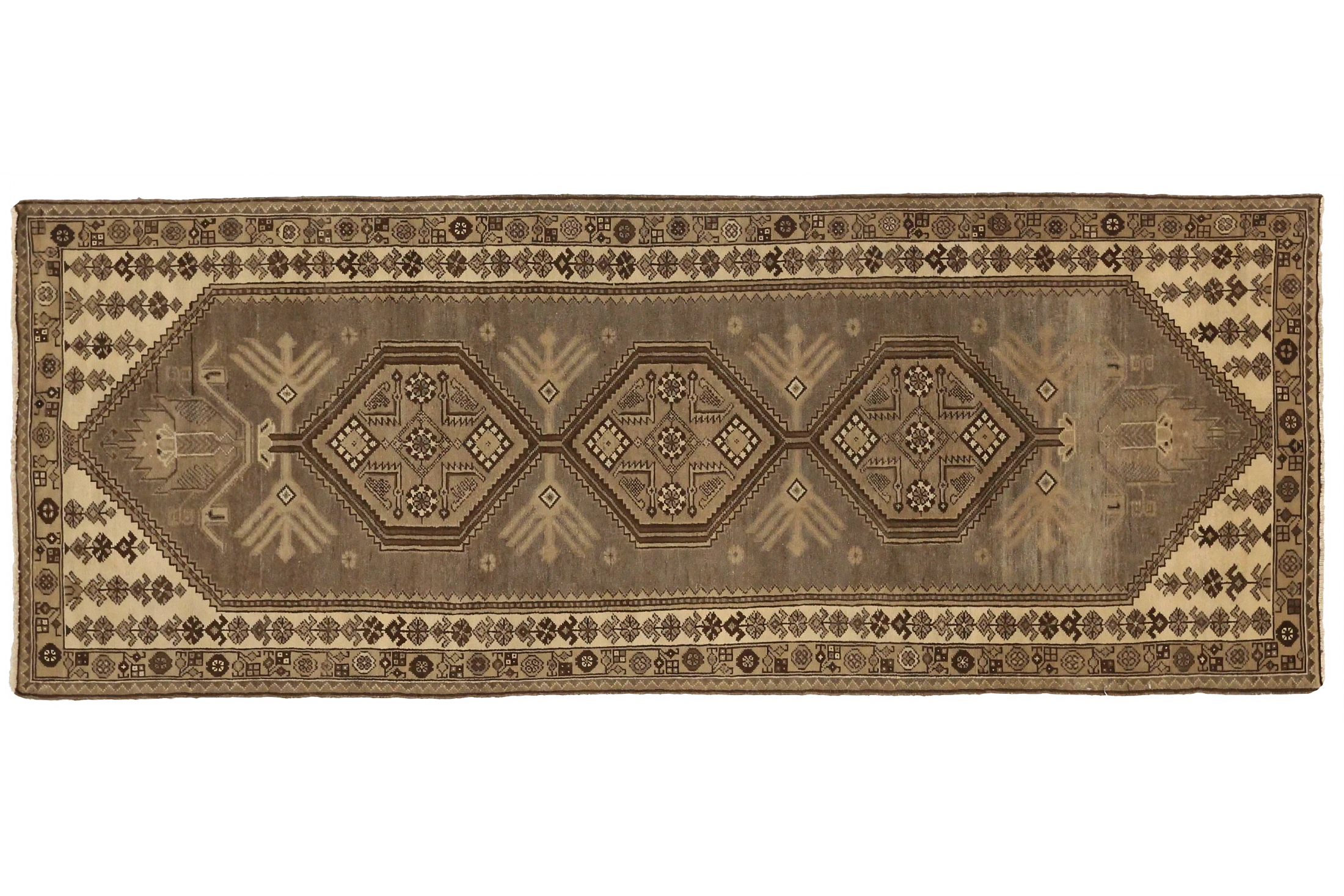 Antique Persian Malayer Transitional Rug 52122