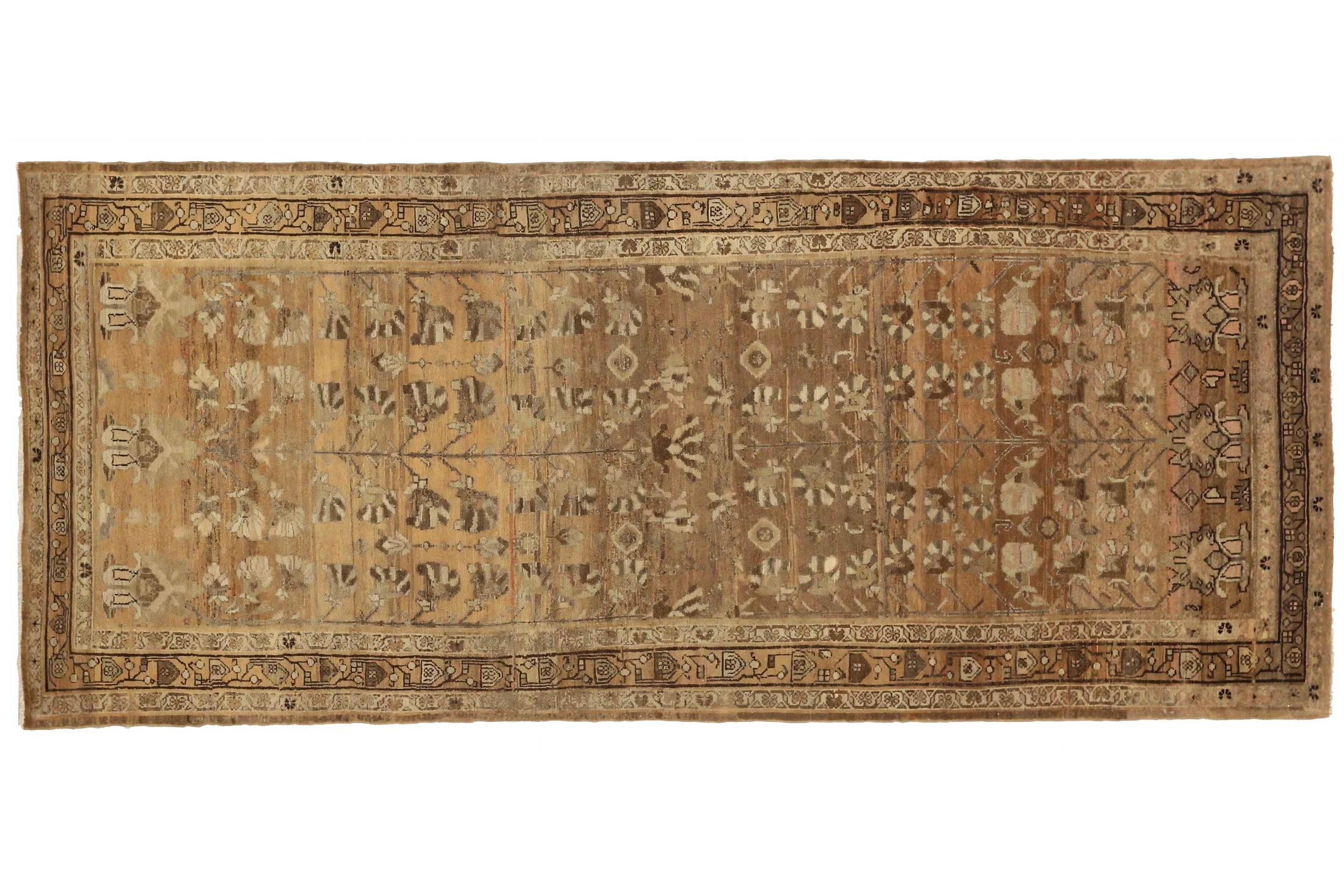 Antique Persian Malayer Transitional Rug 52125