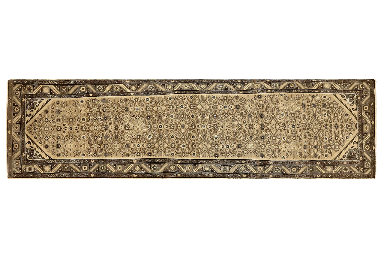 Antique Persian Hamadan Transitional Rug 52126