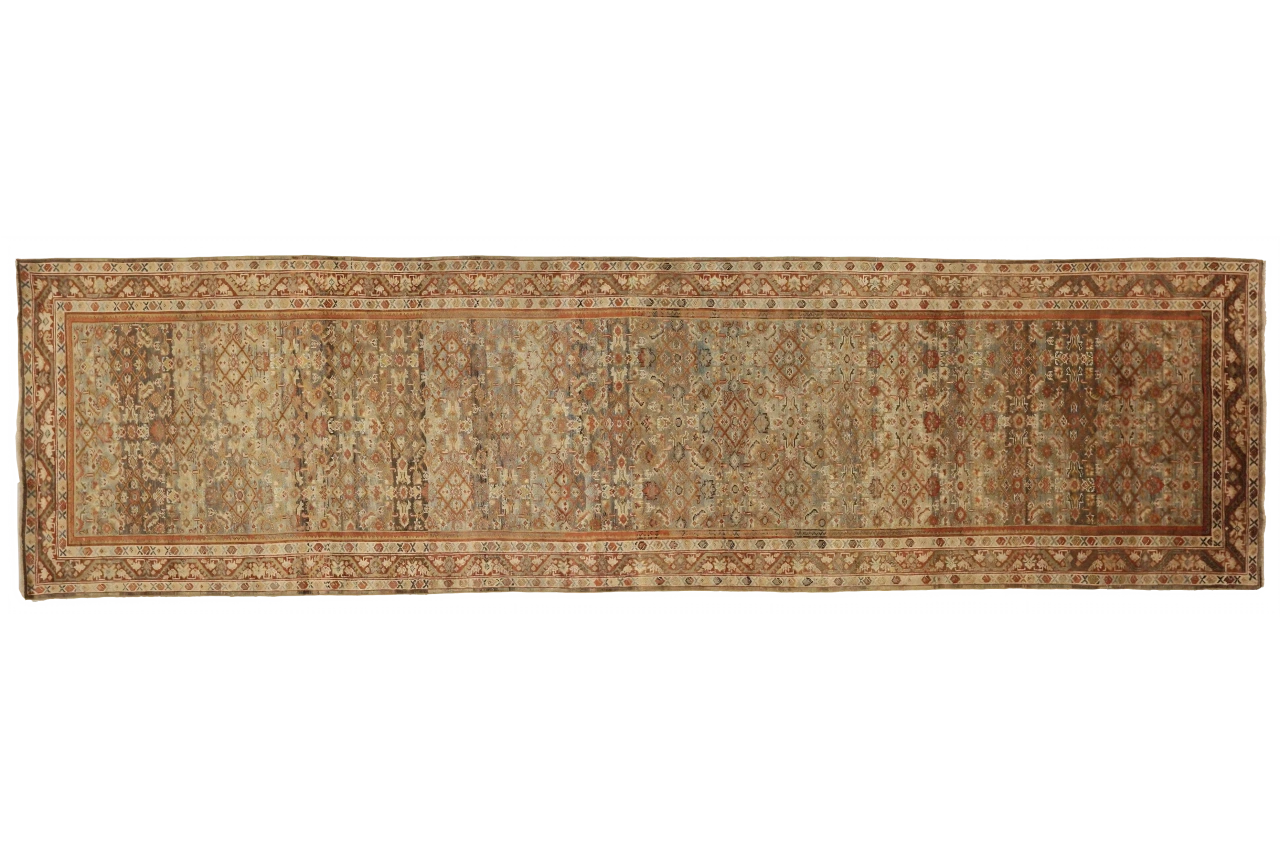 Antique Persian Mahal Transitional Rug 52133