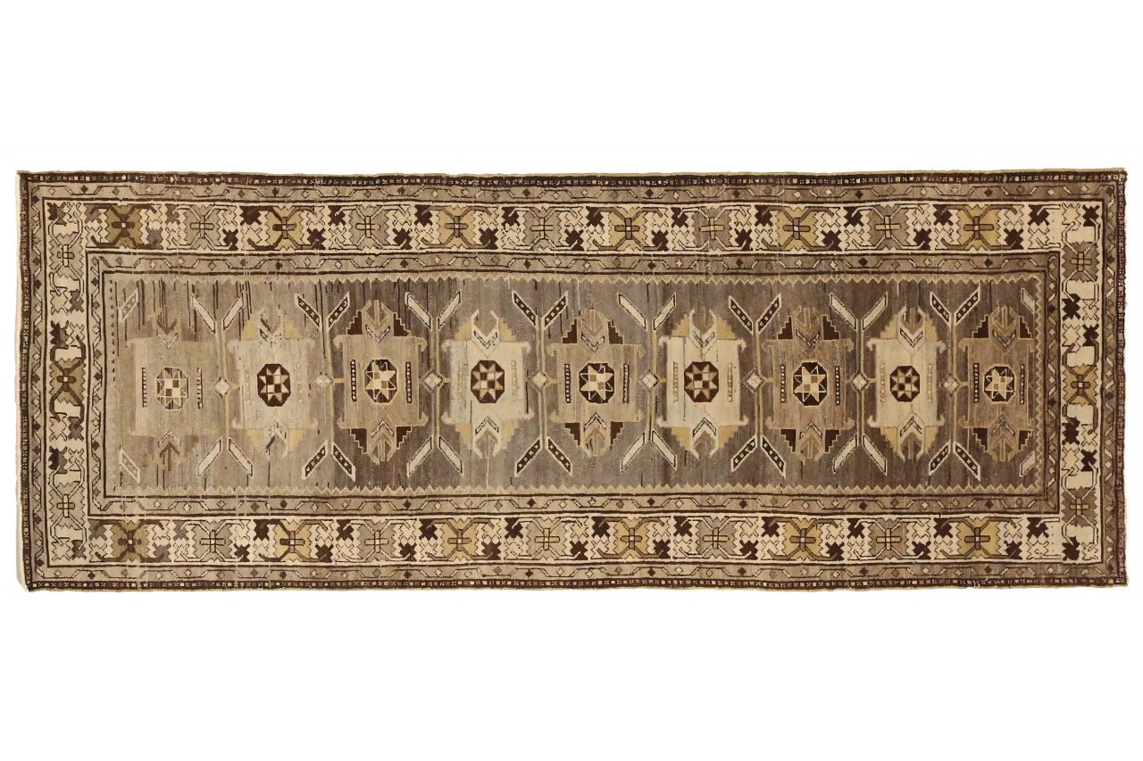 Antique Persian Saveh Transitional Rug 52137