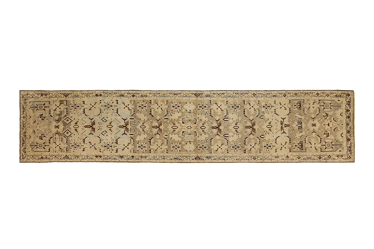 Antique Persian Malayer Transitional Rug 52139