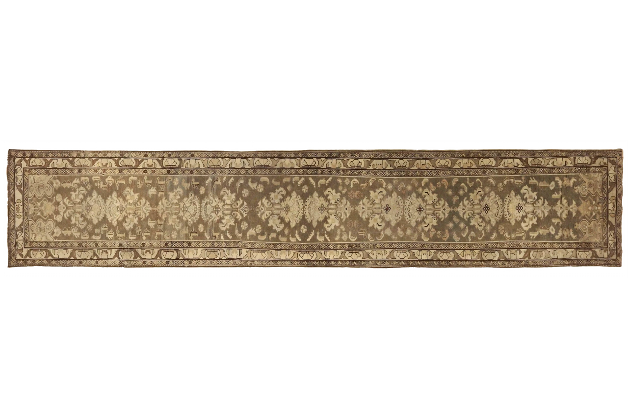 Antique Persian Malayer Transitional Rug 52142