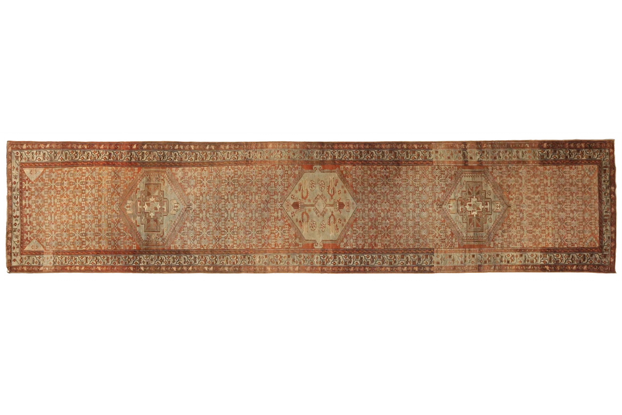 Antique Persian Zanjan Transitional Rug 52146
