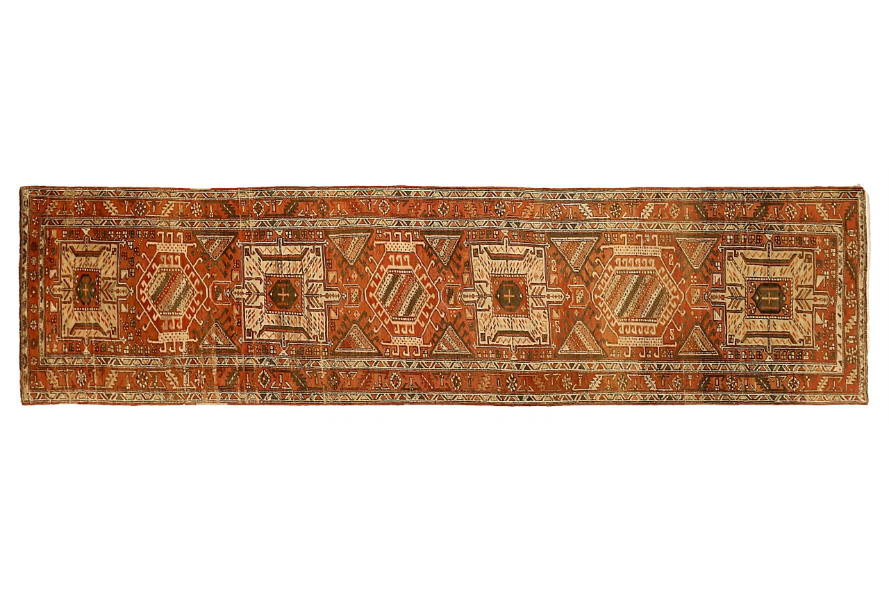 Antique Persian Heriz Traditional Rug 52152