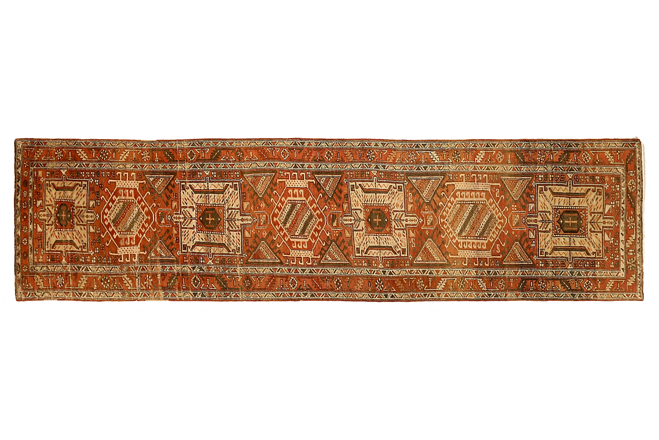 Antique Persian Heriz Traditional Rug 52152