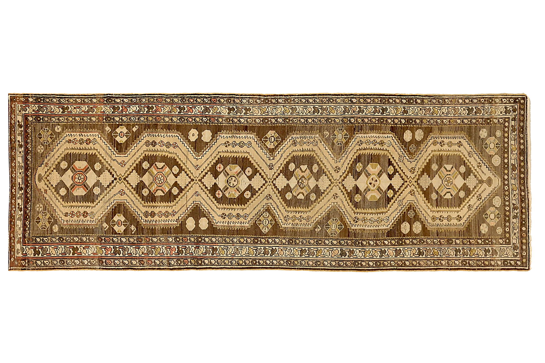 Antique Persian Malayer Transitional Rug 52154