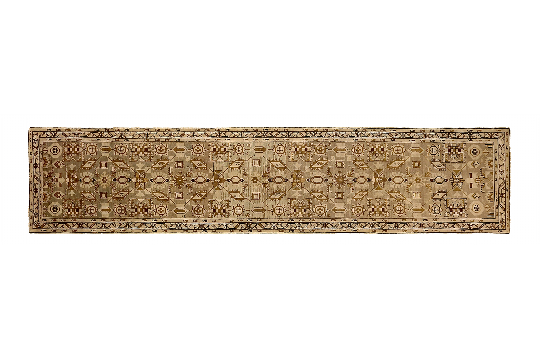 Antique Persian Malayer Traditional Rug 52155