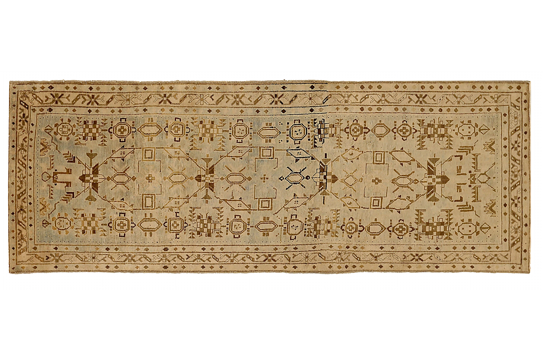 Antique Persian Malayer Transitional Rug 52156