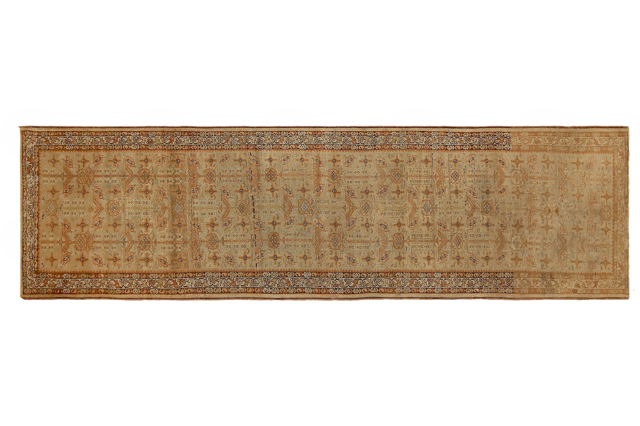 Antique Persian Mahal Transitional Rug 52157