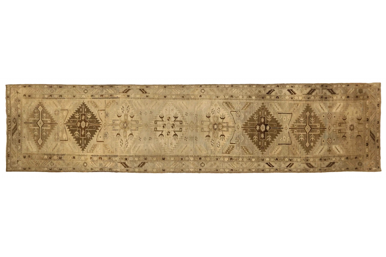 Antique Persian Heriz Transitional Rug 52158