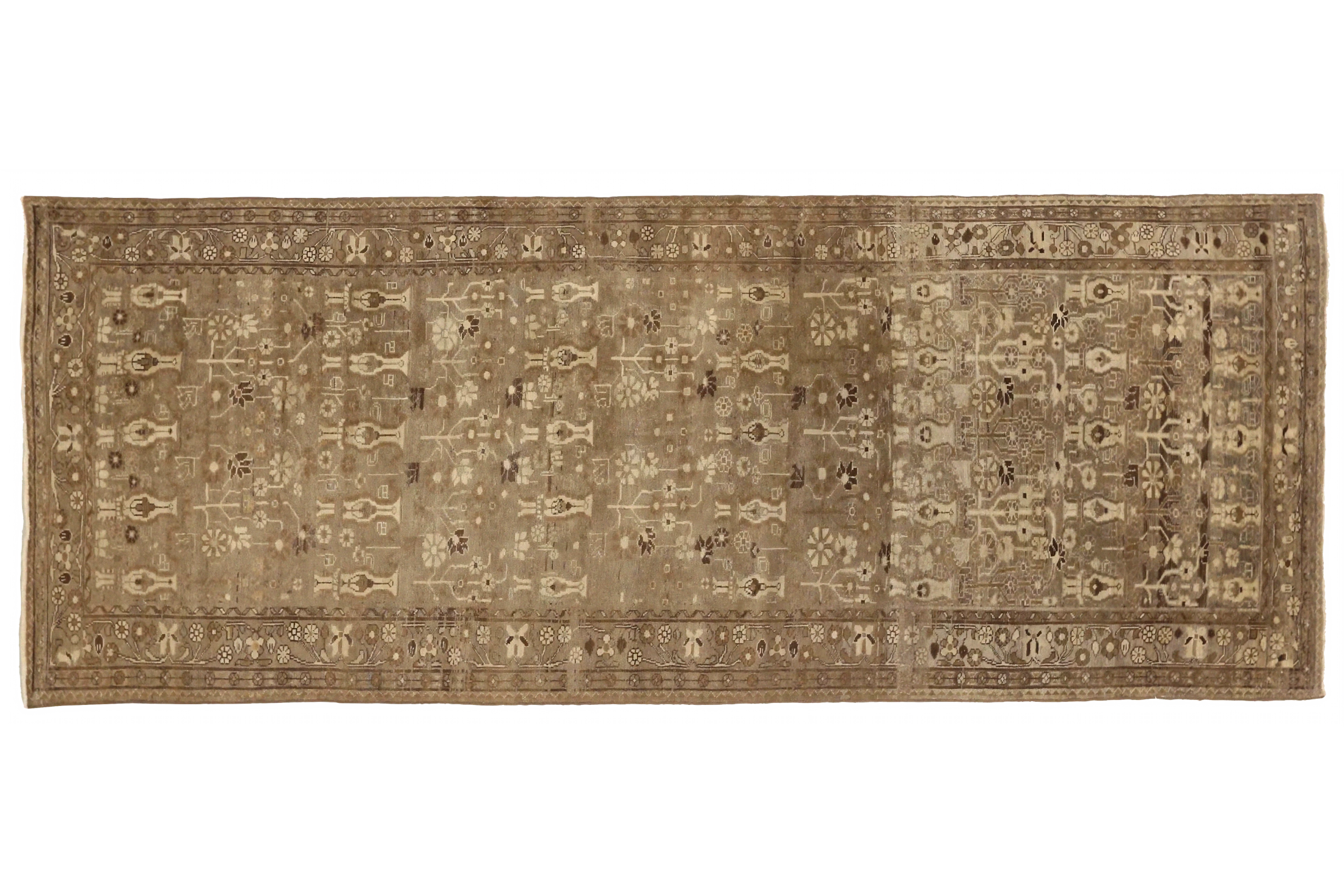 Antique Persian Malayer Transitional Rug 52159