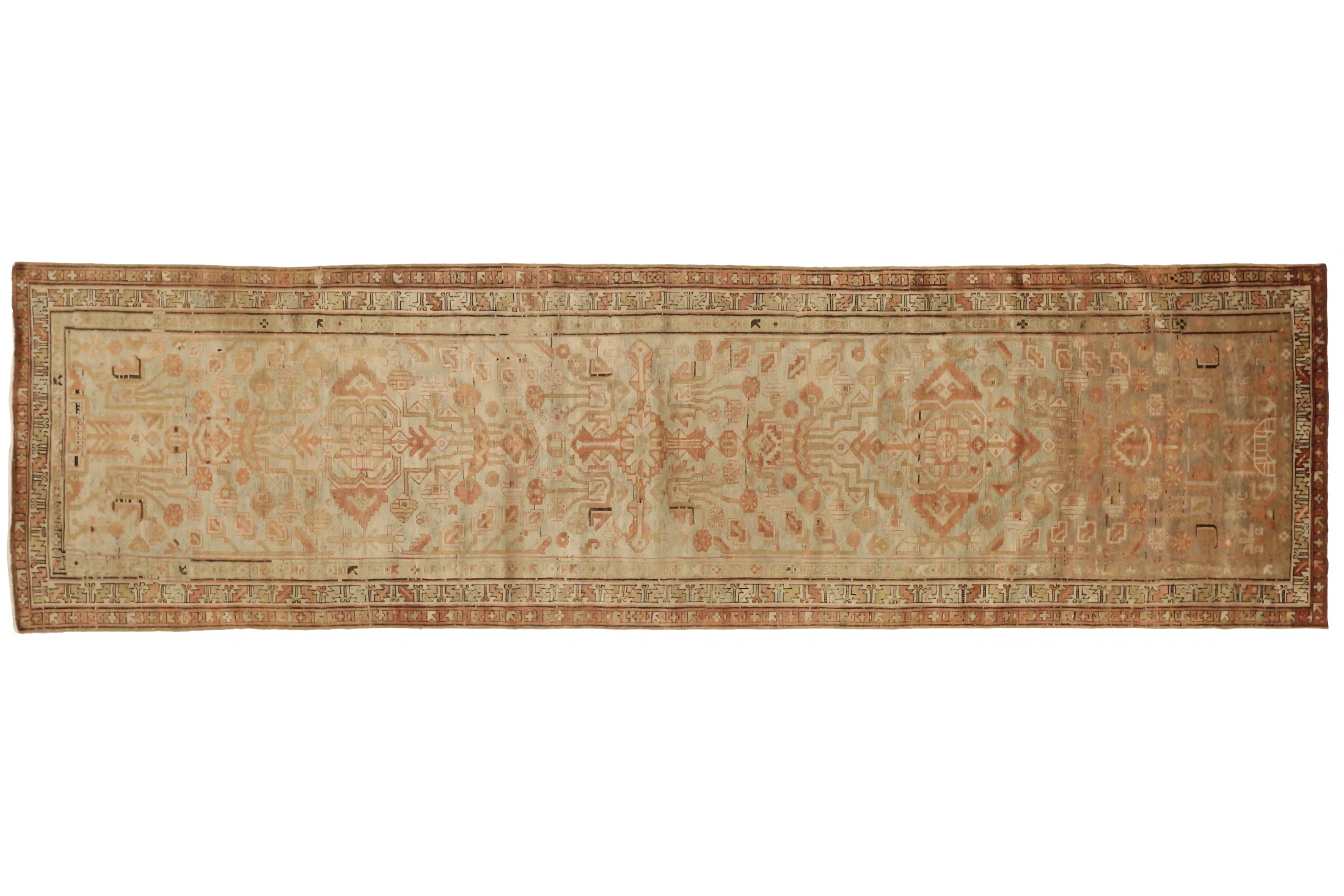 Antique Persian Malayer Transitional Rug 52162