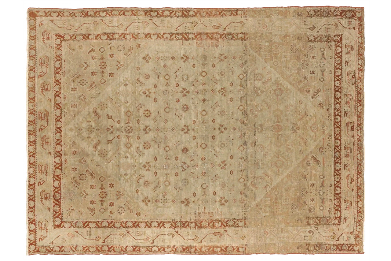 Antique Persian Malayer Transitional Rug 52168
