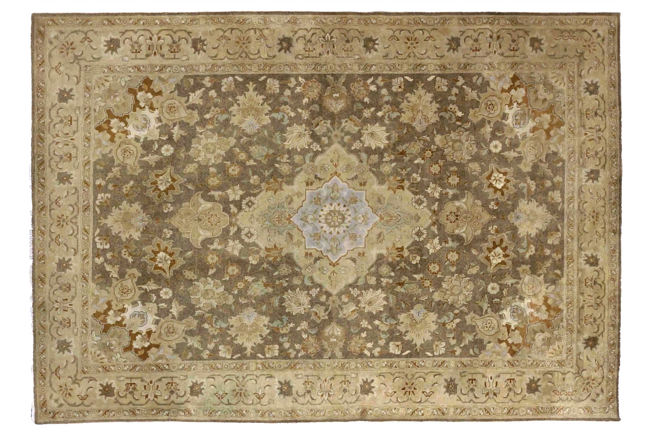 Antique Persian Tabriz Transitional Rug 52609