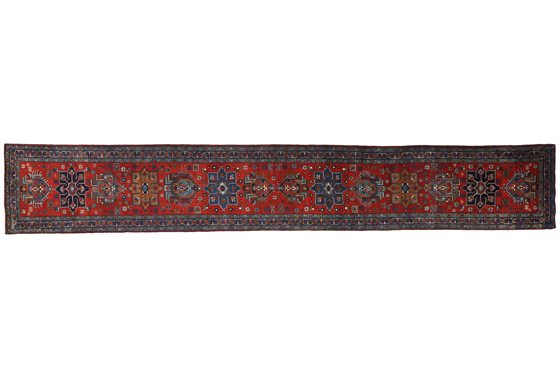 Antique Persian Heriz Traditional Rug 54063