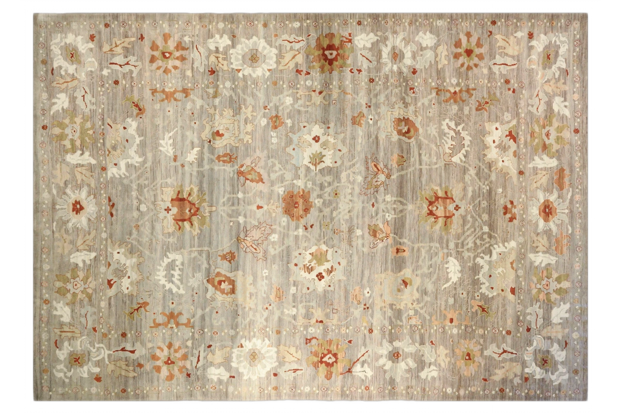 Persian Oushak Transitional Rug 66643