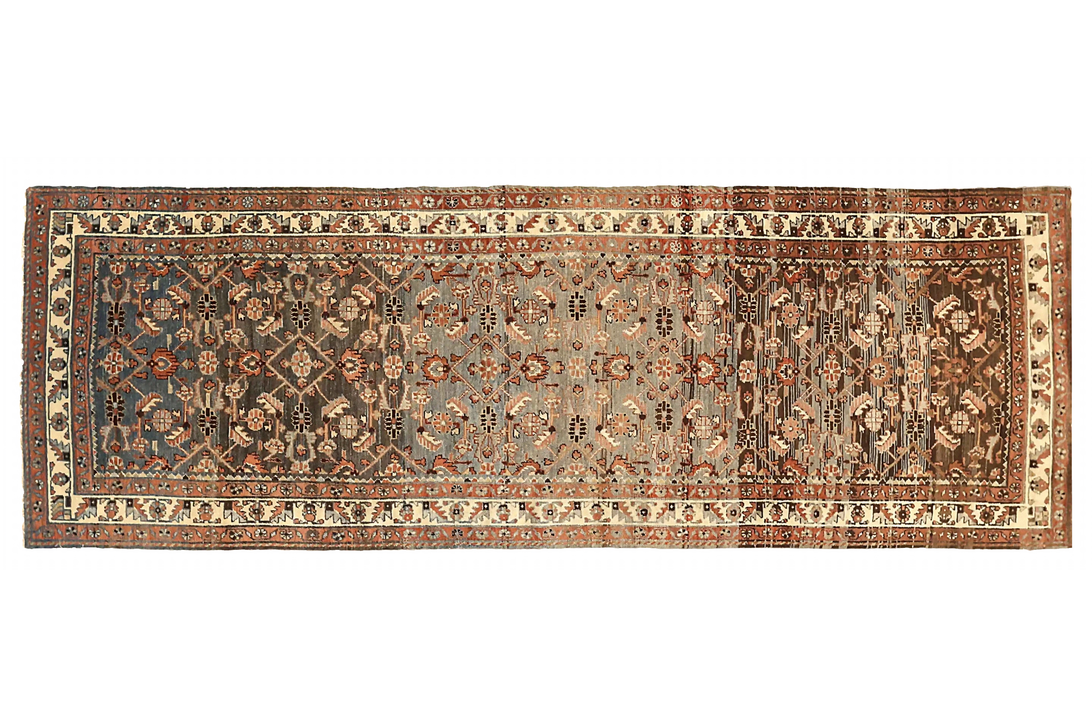 Antique Persian Malayer Transitional Rug 67116