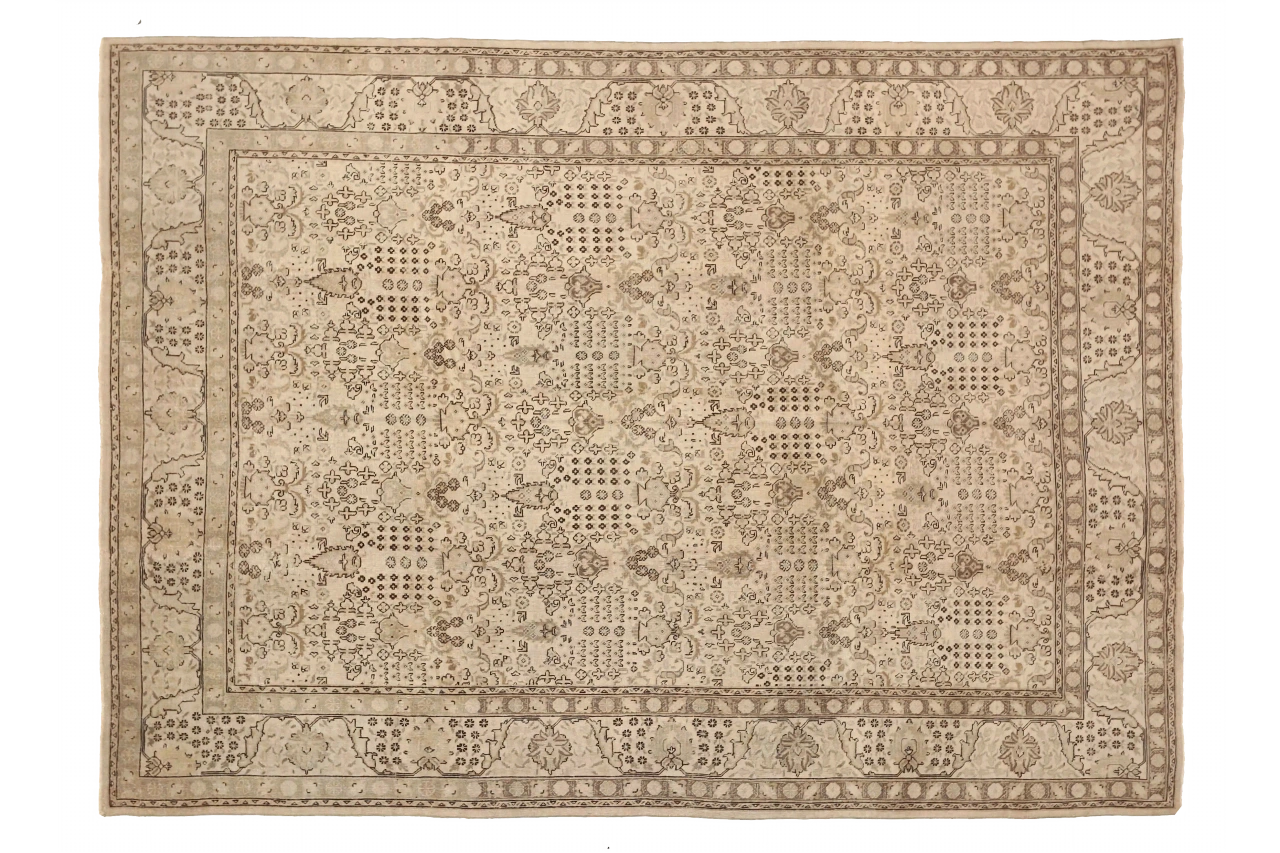 Antique Persian Tabriz Transitional Rug 67962