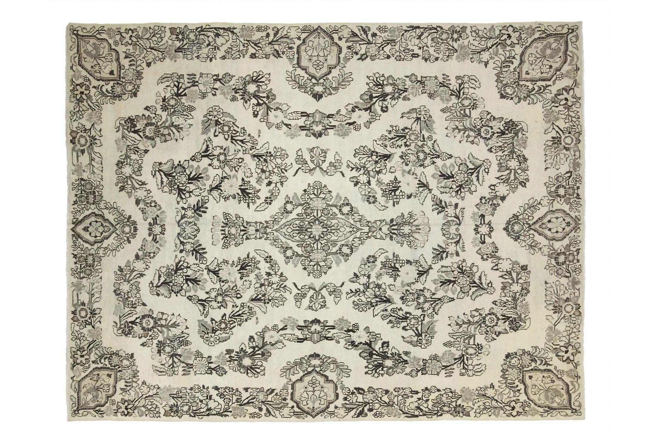 Antique Persian Malayer Transitional Rug 67982