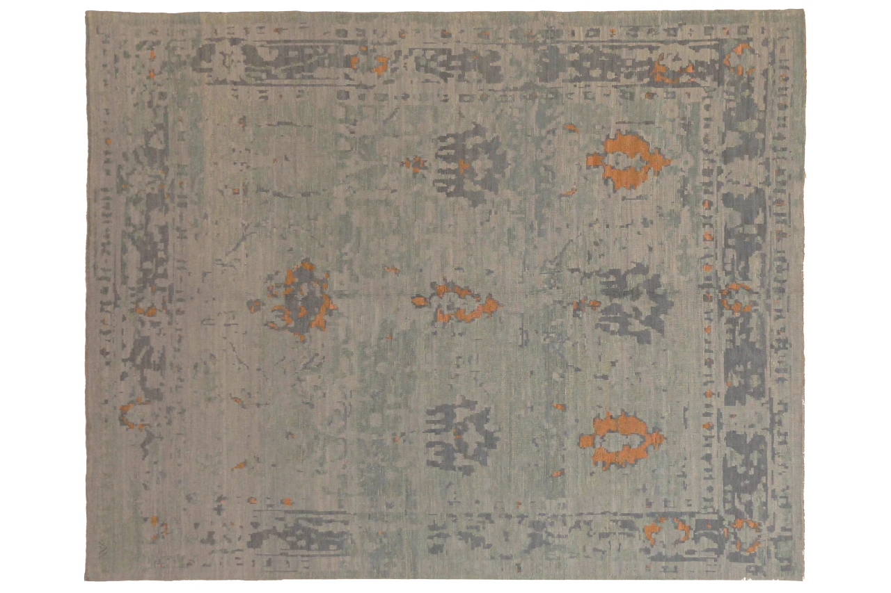 Persian Oushak Transitional Rug 68046