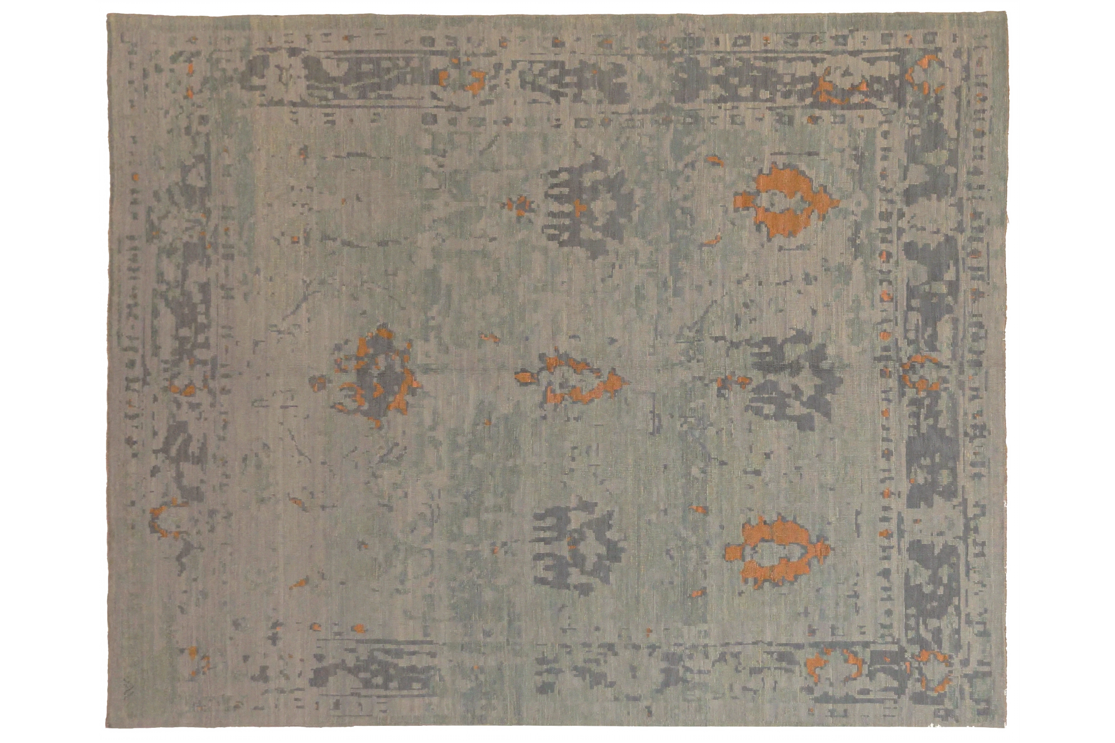 Persian Oushak Transitional Rug 68046