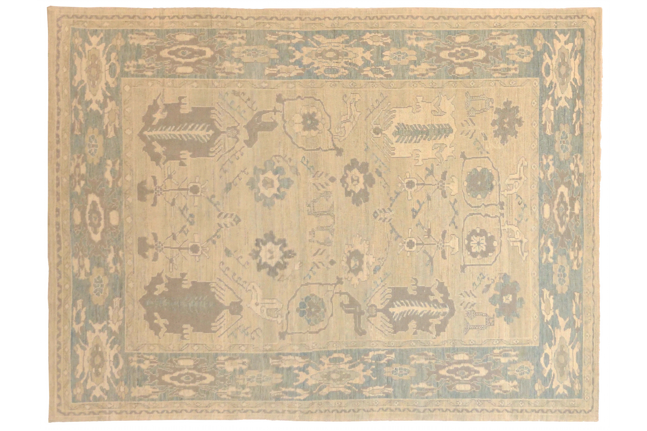 Persian Oushak Traditional Rug 68068