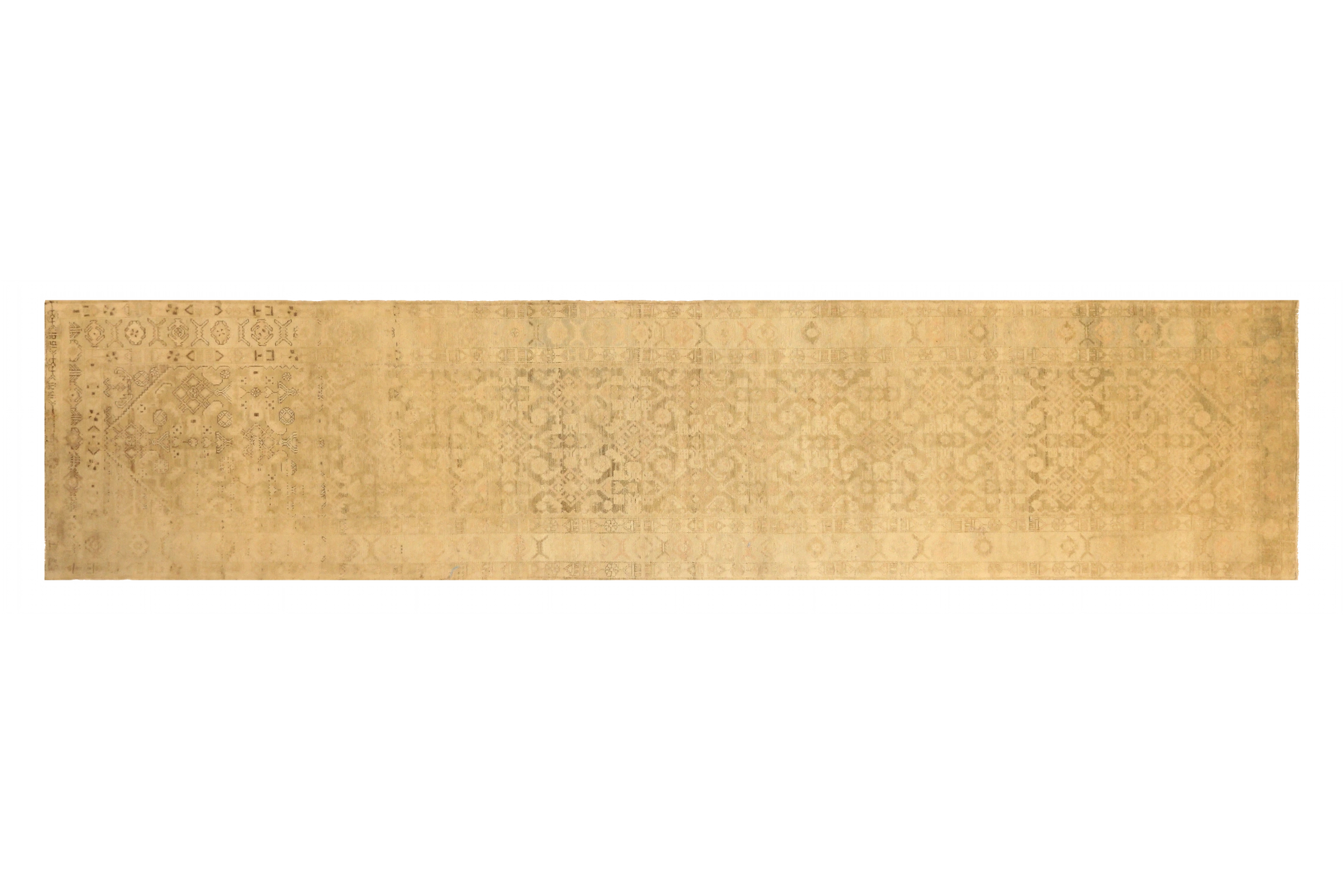 Antique Persian Malayer Transitional Rug 68073