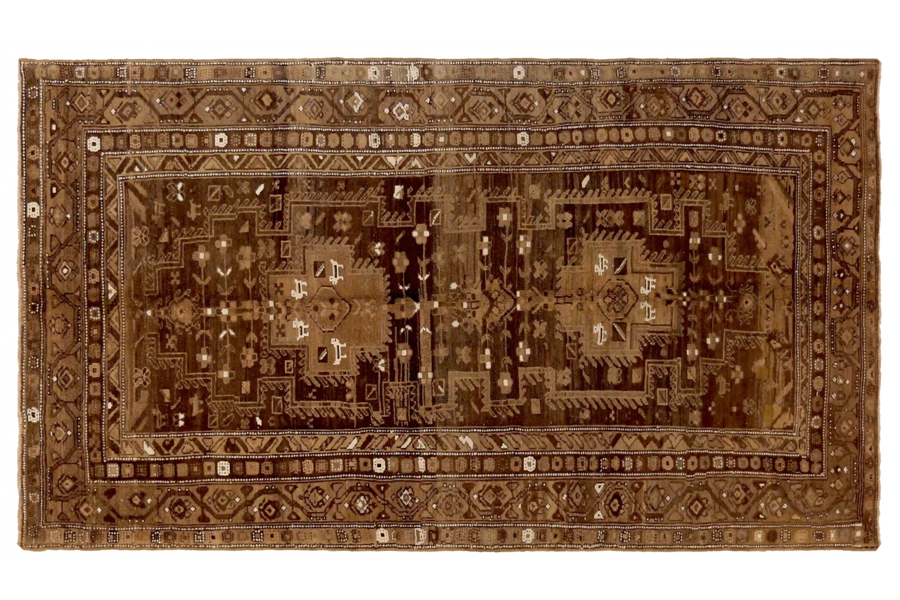 Antique Persian Varamin Transitional Rug 68075